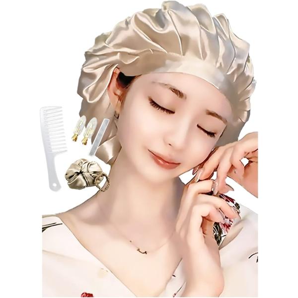 バリエーションコード : 2BJR6IG0U3「シルクがライフスタイル馴染む。髪にご褒美。」ジョリエスシルクは高品質な天然シルクのナイトキャップで、あなたの生活に＋αをお届けします。光沢感と上質なシルク生地で心地よくときめく日々に。「JOL...