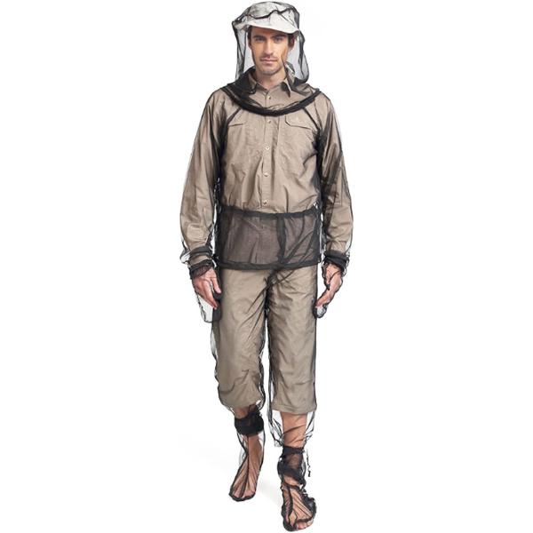 バリエーションコード : 2B4LRO2G0T・虫よけウェアは、屋外での農作業、ガーデニングになど便利。通気性の良いメッシュ製。セパレート式で部位によって使い分け可能。男女兼用2サイズ。パーカー、パンツ、グローブ、フットカバー、ポーチの5点...