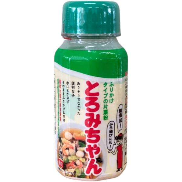 ・忙しい時こそ、手際よく済ませたい食事の準備。慌てれば慌てるほど失敗してしまいませんか？そんな欠点を解消したのが、ふりかけタイプの片栗粉「とろみちゃん」です。水で溶く必要がなく、かき混ぜながらサッと振り掛けるととろみがつく便利 な商品です。...