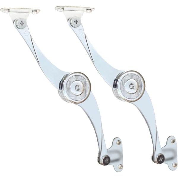 他サイト： ヒンジ 金具 蝶番 折り畳み 蓋 食器棚 サポート 2本セットの商品画像