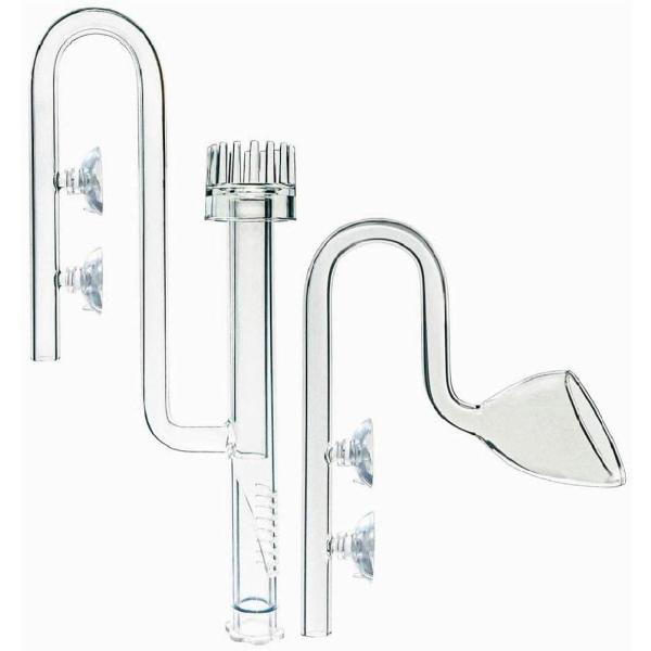 バリエーションコード : 2B4RIYPXY8・クリアガラス 製の 水槽 用 リリィ型 出水用 パイプ と吸水用サーフェーススキマーのセット商品です。・サーフェース スキマー 12/16mm 「仕様」 パイプ径：外形13mm : 内径12m...