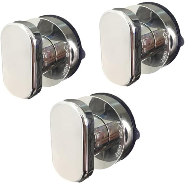 バリエーションコード : 2B4GPTHCG3超強力シリーコン吸盤付き取っ手、引手です。ドア、扉、窓サッシ、戸棚、引き出し等の後付けハンドルとしてご利用ください。使い方自由。かなり強力につきますので、力のかかる横引き扉や、ベランダサッシの外...