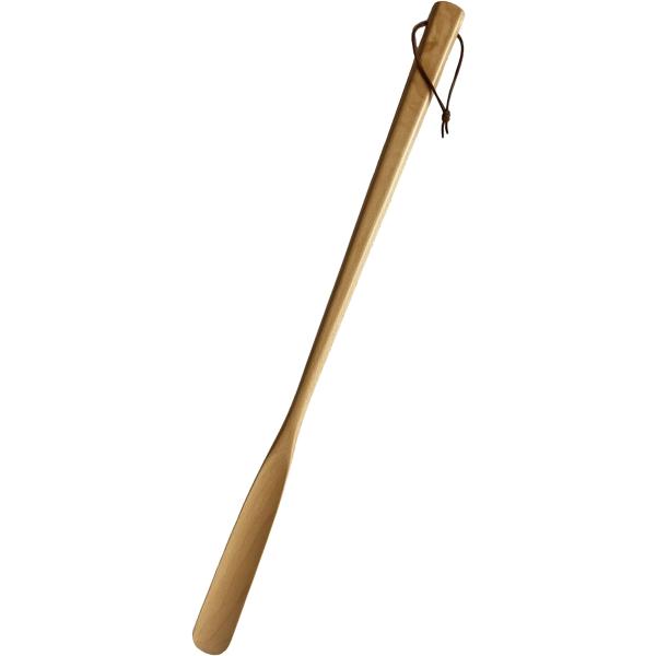 北欧のブナ材をベトナムの職人が１つずつ手をかけて作りました。丁寧な加工で丸みを帯びたやさしいフォルムはどこを握っても手に馴染み、柔らかなたたずまいはお住まいの雰囲気をこわしません。フェイクレザーの紐はブナ材と調和して上質感がアップ。お気に入...