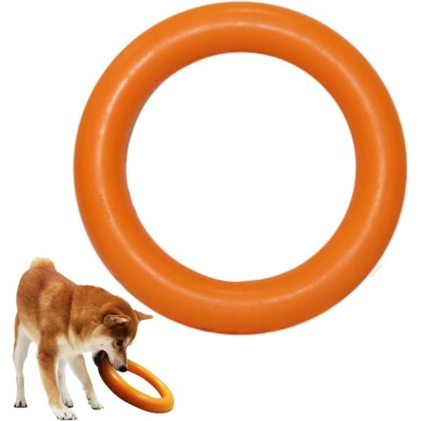 リングのおもちゃ ゴム製のおもちゃ 犬 円形 MDM( オレンジ, S)