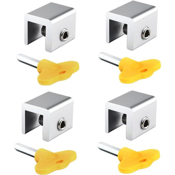 ・「多機能安全ロック」普段からの網戸・ドアの防犯はもちろん、長期外出時、赤ちゃん・幼児の誤った窓の開閉、女性の護身用、猫の脱走防止、高齢の方の徘徊対策に最適です。・「換気用」少し開けた状態でサッシ窓を固定できますので、寝室、浴室、台所、トイ...