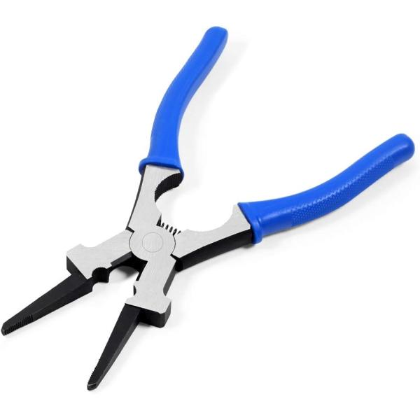 バリエーションコード : 2B223G1XIN・用途：1.チップ着脱　2.スチール、ステンレスワイヤー切断　3.たたく（ハンマー）　4.ノズルの着脱　5.絶縁筒の着脱　6.溶接ワイヤー引き出し（ラジオペンチ仕様）　7.ノズル内外部のスパッタ...