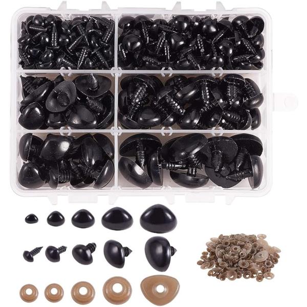 ・「サイズ」ドール5サイズ（6 x 8mm; 9.5 x 11mm; 12 x 15mm; 15 x 20mm; 19 x 24mm）、100個/ 70個/ 30個/ 28個/10個。・「高品質」環境にやさしい耐久性がある素材で作られました...