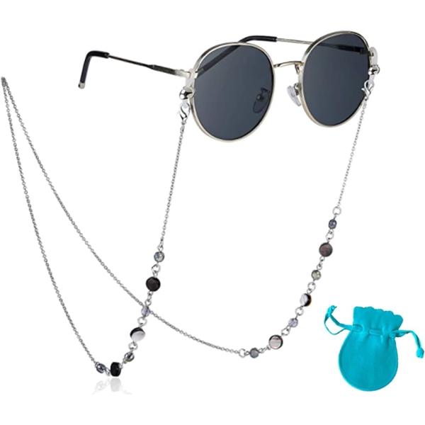 バリエーションコード : 2BJ3CQPHY9・素材構成: プレミアムナチュラルブラックシェルパール「マスクチェーン＆メガネチェーン」 マスクチェーンでも、メガネチェーンにも、どちらにも利用可能です。マスクやメガネの紛失や落下を防ぎます。「...