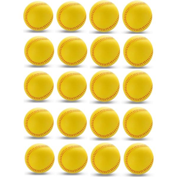 バリエーションコード : 2B6IFWRWHW・黄色で夜間の練習でも目立ちます。柔らかいウレタン素材で打撃音も静かで打球も飛ばず球拾いも楽です。・雨天時の屋内練習用や少年野球のフライキャッチ、トスバッティング等におすすめです。・野球ウレタン...