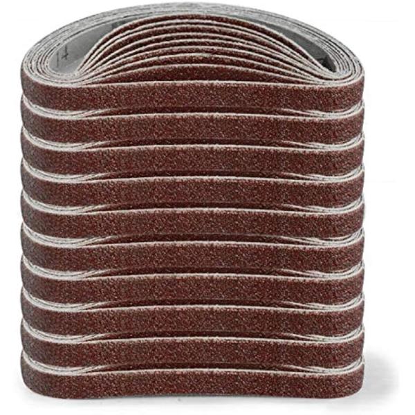 替えベルト 紙やすり サンドペーパー ベルトサンダー グラインダー サビ取り 電動ヤスリ 50枚セット( #100 50枚セット)