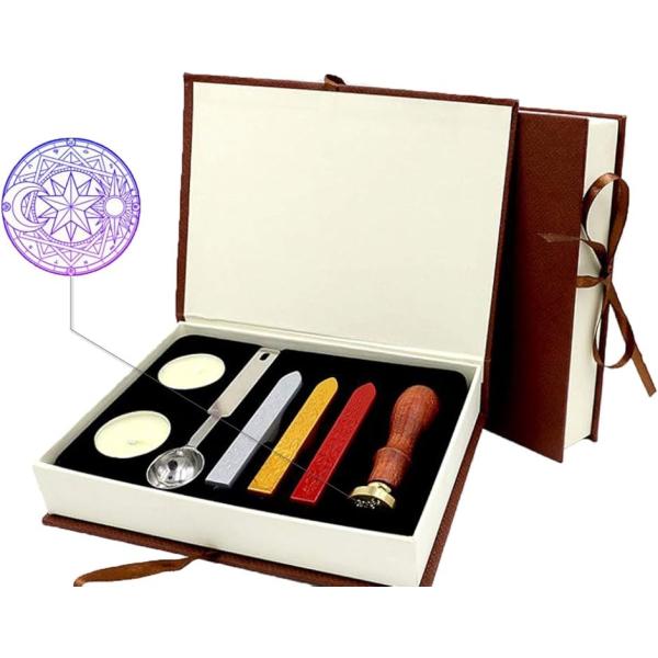 バリエーションコード : 2B6DSJGXCT・シーリングスタンプ 、ワックス、 ワックスを 溶解 するためのスプーン、ロウソク のセットです。必要なものがすべて揃った スターターキット です。・スタンプの柄は耐久性にすぐれた ローズウッド...