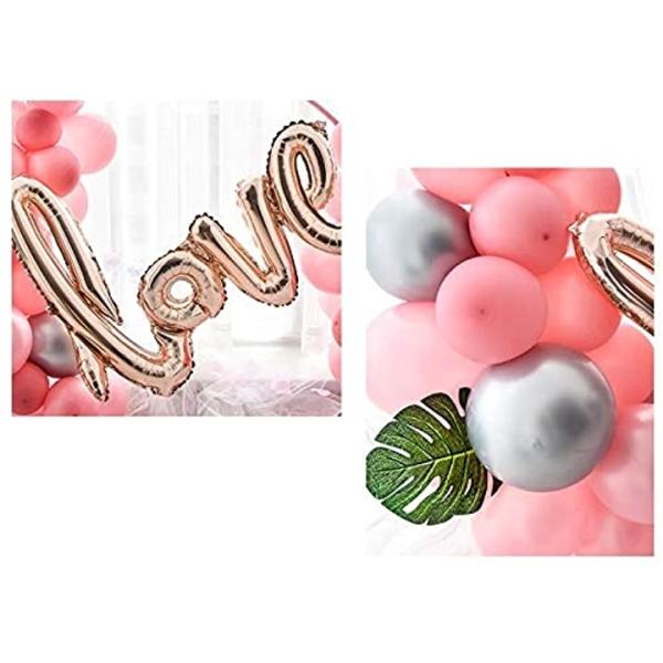 ガーランド 結婚式 Love 使い勝手の良い ウェディング バルーン 花びら ブライダルシャワーフラワー ブルー系 セット パーティグッズ 飾り付け