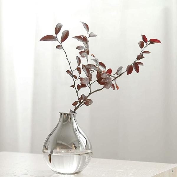 ガラス花瓶 一輪挿し 透明 花瓶 小さい花器 フラワーベース 北欧 おしゃれ インテリア かわいい プレゼント1
