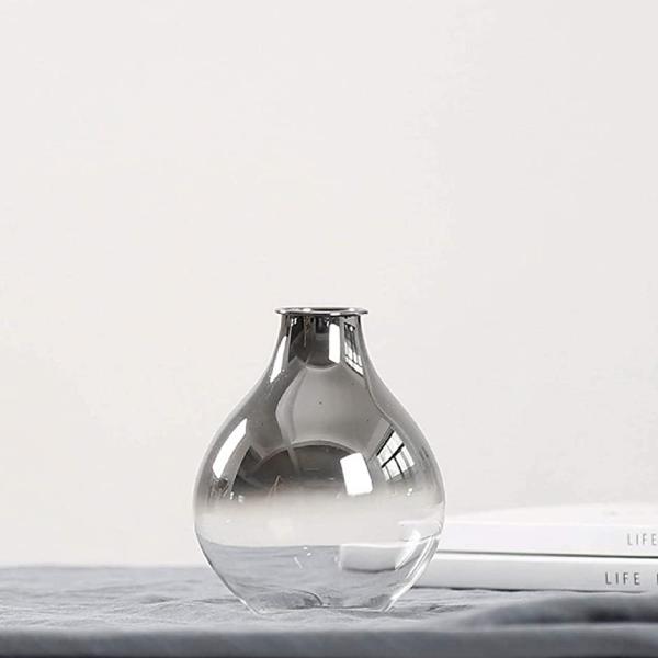 ガラス花瓶 一輪挿し 透明 小さい花器 フラワーベース かわいい プレゼント 北欧 おしゃれ 倉 インテリア