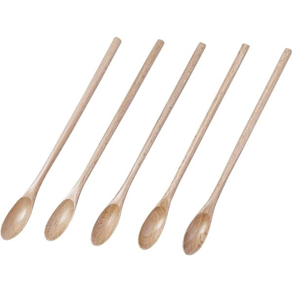 ・本数：5本セット・長さ：20cm（詳細は画像をご覧ください）・素材：ブナ天然木・表面：汚れのつきにくいウレタン塗装・重さ：軽量6g(1本あたり)