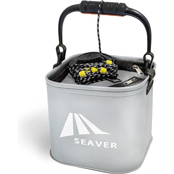バリエーションコード : 2B46XFC8X2「あなたの釣りをもっと快適に。」釣りを楽しむすべての人へ、使い勝手の細部までこだわった 水くみバケツ をお届けします。アジング ， メバリング など様々な ライトゲーム はもちろんのこと、 サビ...