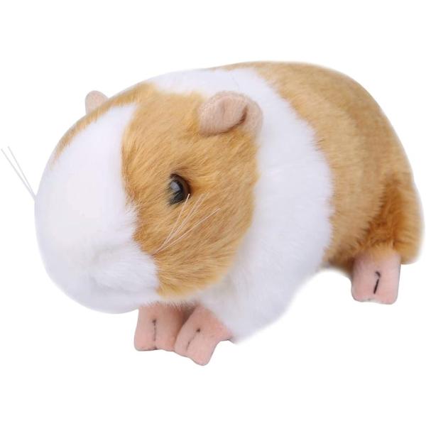 モデル着用 注目アイテム ぬいぐるみ 小動物 モルモット テンジクネズミ かわいい ふわふわ プレゼント ギフト ブラウン もふもふ 贈り物