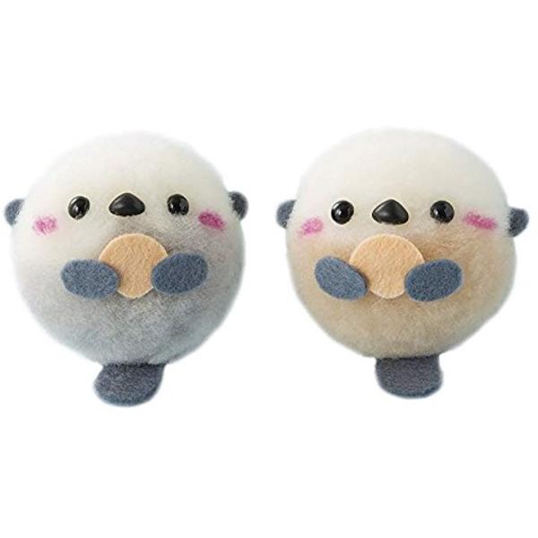 フェルトキット アクレーヌでつくるボンボン手芸 ボンボンズ 海の動物 なかよしらっこ H441 509 Insumosbolivia