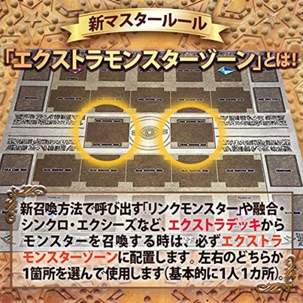 遊戯王 新マスタールール プレイマット ラバーマット リンク召喚 ハイクオリティ 壁画風 厚さ2mm Exゾーン 60 60cm 60 60cmエジプト
