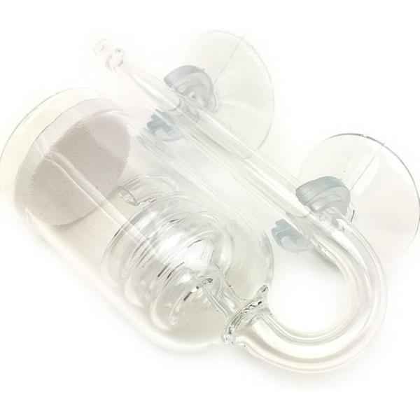 ガラス製 CO2 ディフューザー 拡散器 水槽 水草(スパイラルタイプ)