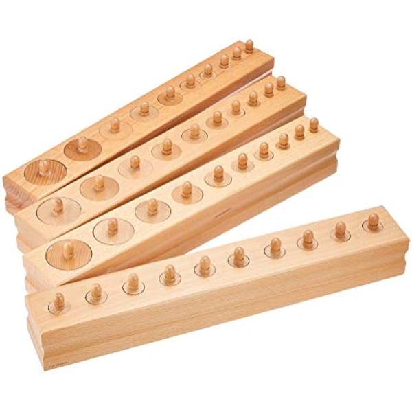 モンテッソーリ 円柱 食品衛生法検査 合格 おもちゃ ブロック 教具版 10ピース Clicnetkey Com