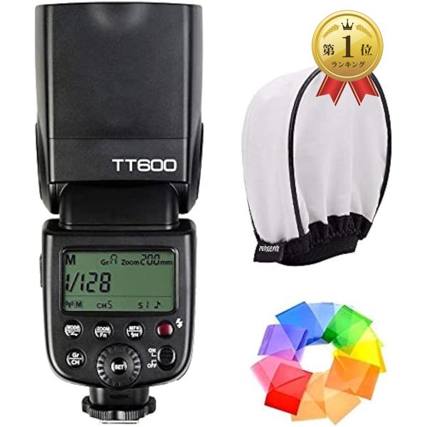 【Yahoo!ランキング1位入賞】日本語説明書Godox TT600ストロボ 2.4Gワイヤレス伝送 標準ホットシュー付きカメラ対応