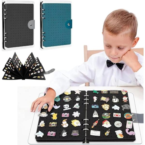 バリエーションコード : 2B9XQ5R5L2「大切な思い出、しっかり保護」 中のフェルト生地がピンバッチを傷や汚れからしっかり守り、思い出を美しいまま保存します。大切な瞬間が詰まったコレクションを安心して飾り、また手に取って楽しむことで、...