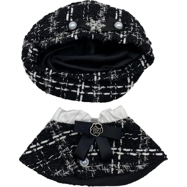 バリエーションコード : 2B91WTGIKJぬいぐるみ用の帽子と服のセットです。「 適用サイズ 」約10cm綿人形「 セット内容 」帽子・服人形本体は含まれません。またセット内容以外のものも含まれません。人が着る服と違い、サイズが小さいた...