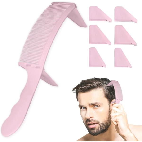 他サイト： プロ仕様 ヘアカット コーム セルフカット 刈り上げ バリカン 自分で髪を切る道具 散髪セット 理髪 子供 レディース 調節(ピンク)の商品画像