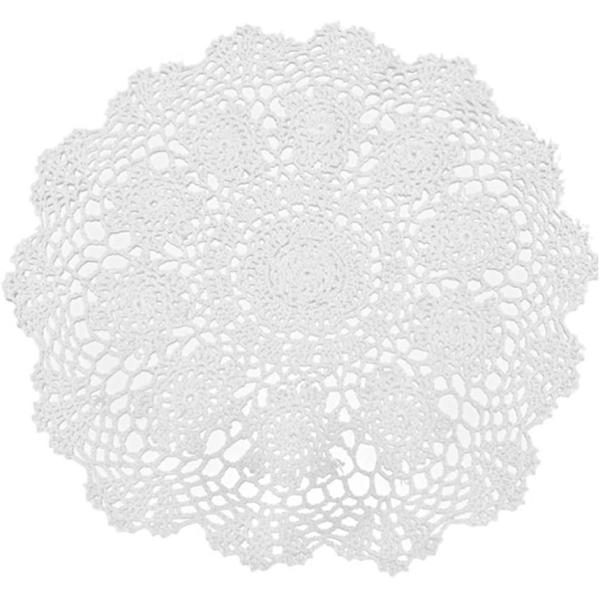 バリエーションコード : 2B945ORHYW円形レースクロス 1枚の販売です。サイズ：直径40cm 円形　重量：47g材質：綿 色：白＊環境の違いで、色の見え方に若干差が生じる場合がございます。＊製造、輸送の過程で、大きさ、形に個体差があ...