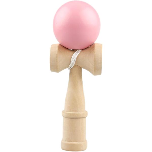 バリエーションコード : 2B94F666ROベーシックな木製けん玉です。お子様から大人の方まで伝統的な日本のおもちゃに親しんでいただけます。ブナ材を使用しているので手に馴染みが良く、初心者から上級者まで幅広いレベルの方にお楽しみいただけま...