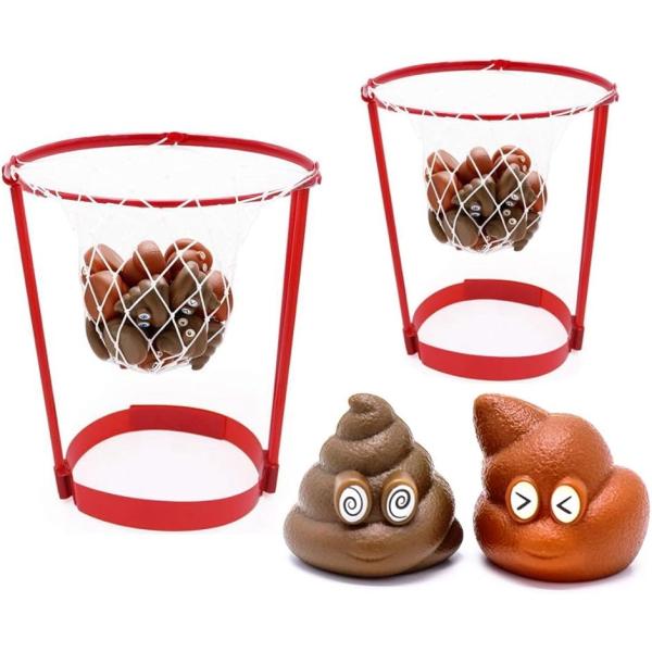 サイズ：ゴール高さ30x直径24cm　ゴール単体の重さ約90g梱包明細：ゴールx2　ボール40個　（ネットx2　ゴール用ヘッドバンドx2　ゴール支柱x6本）梱包内容の総重量 約315g素材：プラスチック使用方法：ヘッドバンドはテープで調節可...