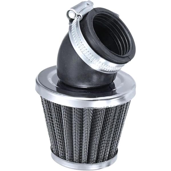 他サイト： パワーフィルター エアフィルター バイク オートバイ スクーター 原付 汎用 ステンレス メッシュ カーブ( φ35mm / 1個)の商品画像