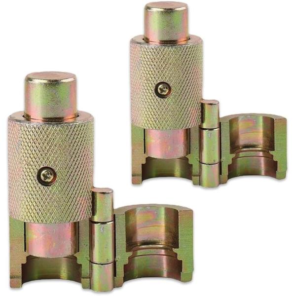 「16mm・20mmお得な2個セット」フレキ管の長さ調整が必要な際に、端にネジ山を作る事ができるハンマータイプの水道フレキ管ツバ出し工具です。使い勝手の良い16mmと20mmの2種類のフレキ管に対応。洗面台の給水管、トイレの止水栓、給湯器の...