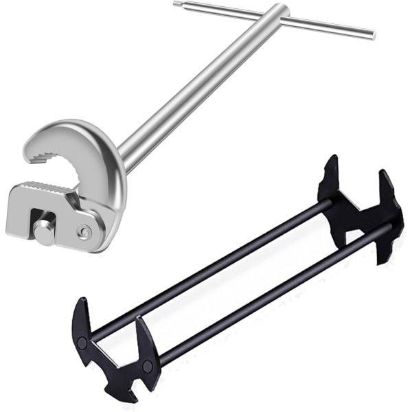 他サイト： シンクレンチ 工具 蛇口ツール セット 水栓レンチ 水栓スパナ 修理 洗面 キッチン(A+C)の商品画像