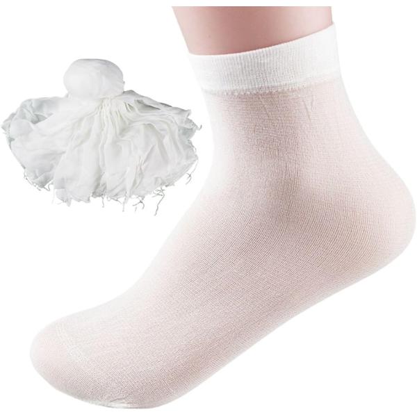 ガーゼ素材で通気性抜群、使い捨て靴下です。大容量の120足（240枚）セット。ご家庭用はもちろん大容量なので業務用にもオススメです。履き口はゴム仕様で薄手のガーゼ生地は通気性、伸縮性にも優れており快適な履き心地です。訪問介護や入院時、裸足で...