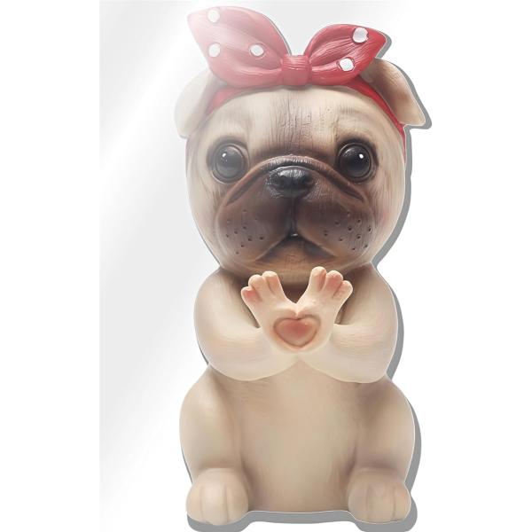 バリエーションコード : 2B9DILCLIN「サイズ」：奥行き8cmx横6cmx高さ12cm 「重さ」：約140g 「材質」：合成樹脂(生産国：中国) 「機能・用途」：メガネスタンド、眼鏡置き「ユニークなデザイン」：優しくコミカルで かわ...