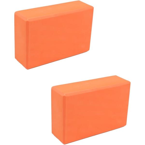 バリエーションコード : 2B9D6F0OJ5「サイズ」(1個) 縦15cm x 横23cm x 高さ7.6cm「重量」 (約) 1個：120g　2個:240g「セット内容」ヨガブロック 同色 2個セットヨガやストレッチ、ピラティスなどのト...