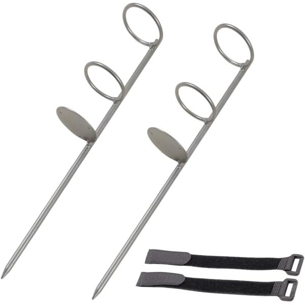 「高い固定力で強風時も安心」優れた固定力で、強風の中でもしっかりと安定。テントやパラソルなどをしっかり支え、風による転倒や飛散を防ぎます。アウトドアでの使用時も安心してお使いいただけます。「高品質素材で耐久性抜群」高品質な金属製で、強度と耐...