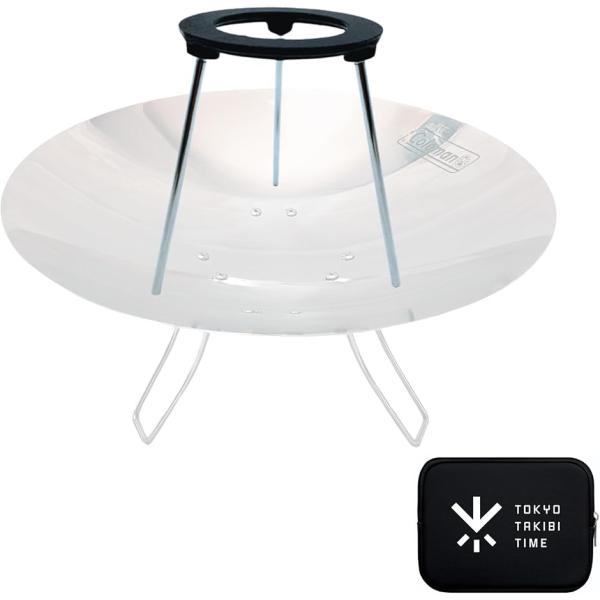 「TOKYO TAKIBI TIME　焚火スタンド」焚火で料理することに特化した焚火料理専用スタンド（五徳）。焚火スタンドが焚火の面白さをより深いものにしてくれます。コールマン「ファイヤーディスク」シリーズにジャストフィットする設計になって...