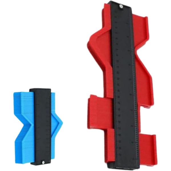 コンターゲージはカーペットやクッションフロアをDIY作業する際に複雑な形状のコーナー部分へ押し当て角度をコピーします。その角度をカーペット等へ移せば綺麗に敷く事が出来ます。曲線定規として円形の物の形状を複製することも簡単。型取りゲージとして...