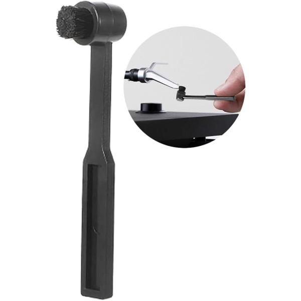 「レコードプレーヤーの清掃に使える」スタイラスブラシを使うことで、レコードプレーヤーのカートリッジを清掃することができます。スタイラスチップが手の油や水分で劣化するのを防ぎ、静電気を除去して帯電を防ぎます。「小さなヘッドで清掃できる」ブラシ...