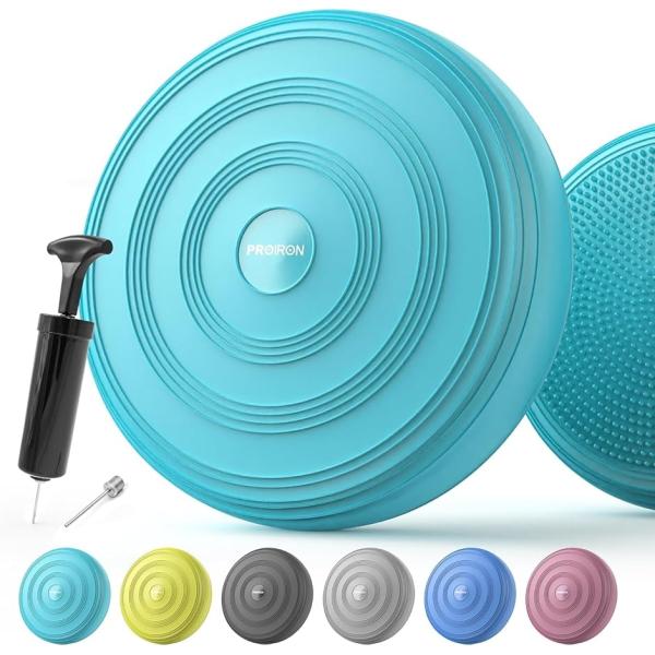 バランス クッション バランスディスク 犬 バランスパッド 体幹バランス トレーニング 運動不足を解消(シアン)