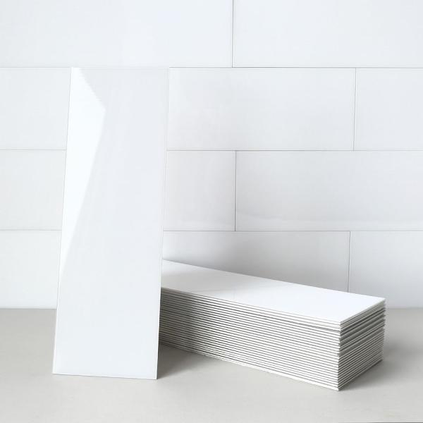 バリエーションコード : 2B9IR48QUO「接着剤不要。サブウェイタイル シール」M MOFITタイル 壁 シール 大きい、光沢のある仕上げ、傷もつきにくく、水の弾きも本物のタイルと遜色ないし、割れたりするようなこともないのでいいですね...