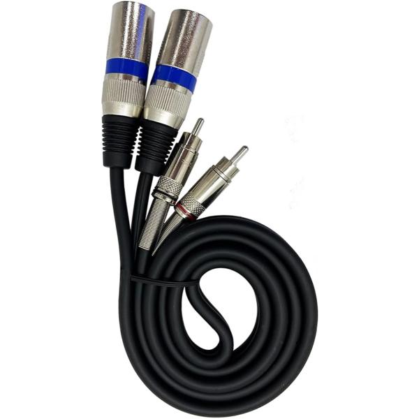 バリエーションコード : 2B9ISN5N3D互換性に優れた2XLR、2RCA変換ケーブルです。オーディオ機器やアンプ、マイクミキサーなど幅広い機器でご使用いただけます。丈夫な二重列PVCワイヤー設計で耐久性バツグンです。金メッキ端子を採用...