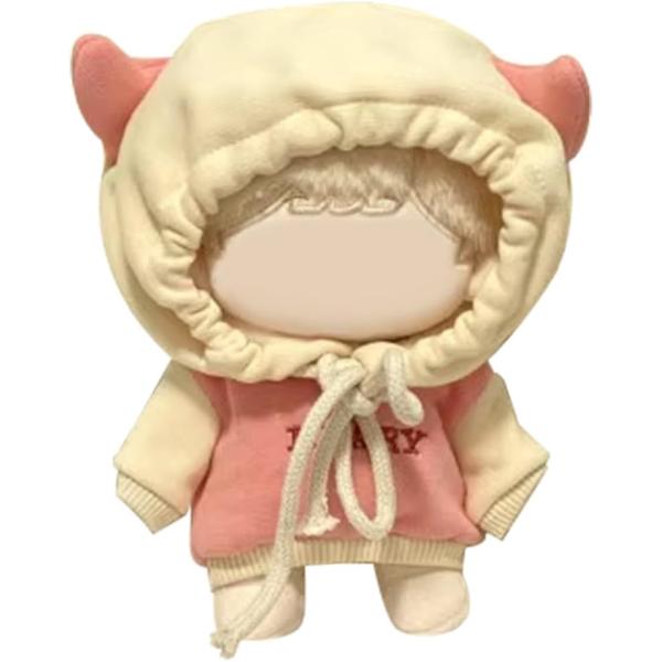 ぬい服 ぬいぐるみ 10〜15cm パーカー 人形 MDM(イエロー帽子,  10-15cmぬいぐるみ用)
