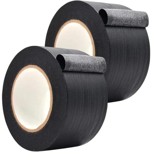 バリエーションコード : 2B9KDUII46「幅広・長めのマスキングテープ」 塗装作業や絵画用に最適な養生テープです。幅広で幅50mm、長さ50mの大容量なので、広い範囲をカバーできます。塗装面の区別がしやすい無地黒色タイプです。「はって...