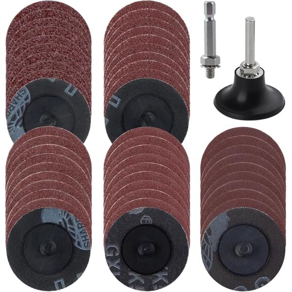 バリエーションコード : 2BJW2V0RCR「セット内容」50本 #36 #60 #80 120# 240#各10本 ロールロック サンディングディスク。1本丸棒付き2インチパレット。1本六角杆。サンディングのニーズに合わせた幅広いモデル...