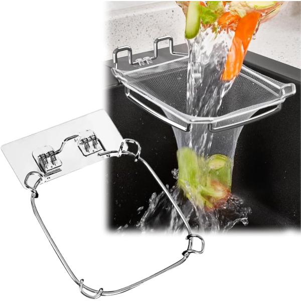 「ヌメリ・悪臭・掃除の手間、もうサヨナラ。」ステンレス製の折りたたみ水切りネットホルダーなら、生ゴミや茶殻などの不純物を処理し、シンクの詰まりを防止。シンクに浮かせて設置するのでヌメリや悪臭、掃除の手間も激減。三角コーナーが不要になり、キッ...