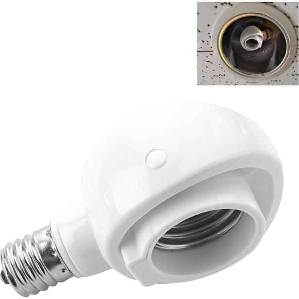 バリエーションコード : 2B9NX15GU61、E17＞E26口金変換ソケットアダプター、照明用、最大15°首振り、320°の横回転が可能です。2、サイズ: 幅8.5x奥行き5.1x高さ3.6cm、シェル材質：PC(ポリカーボネイト)+銅...